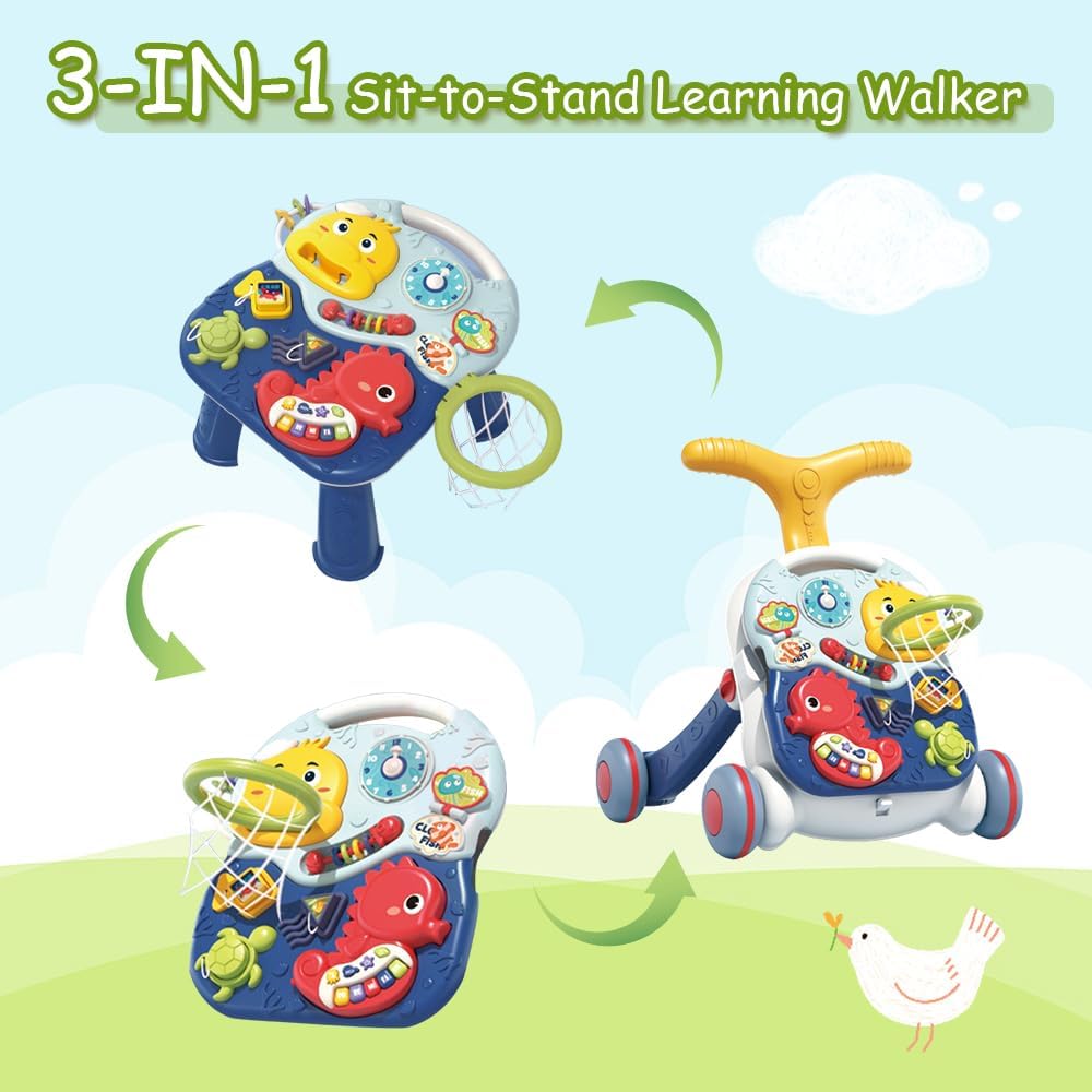 Baby Walker, Baby Stroller with Toys.