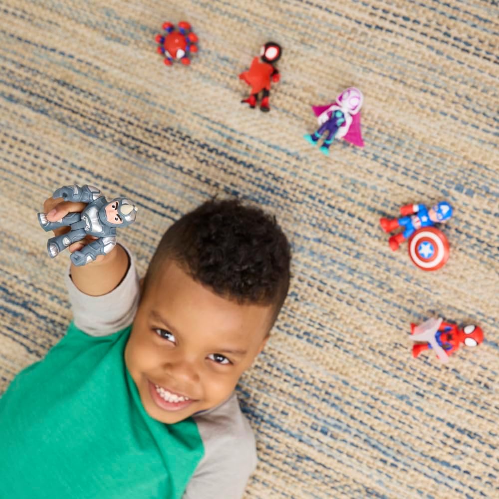 Marvel Spidey and His Amazing Friends Rhino Roundup Set Action Figure 6-Pack
