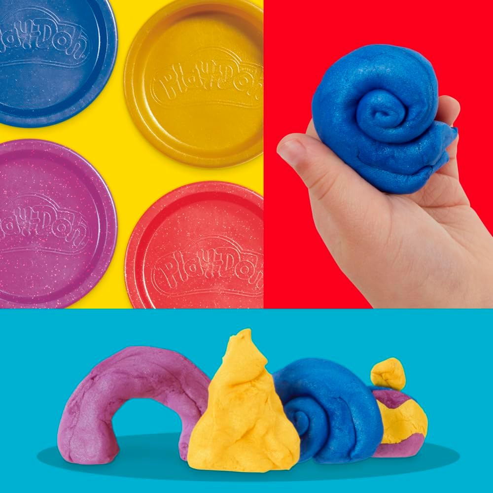 Play-Doh 4 Pack Shimmer Clay