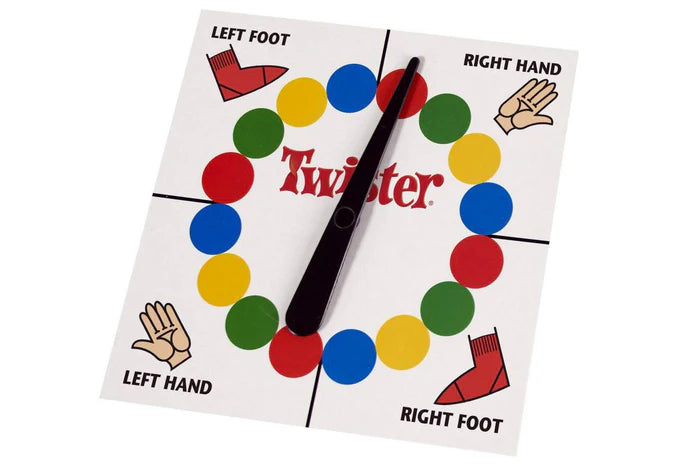 Twister 2-in-1 Game (Classic + Finger Twister)