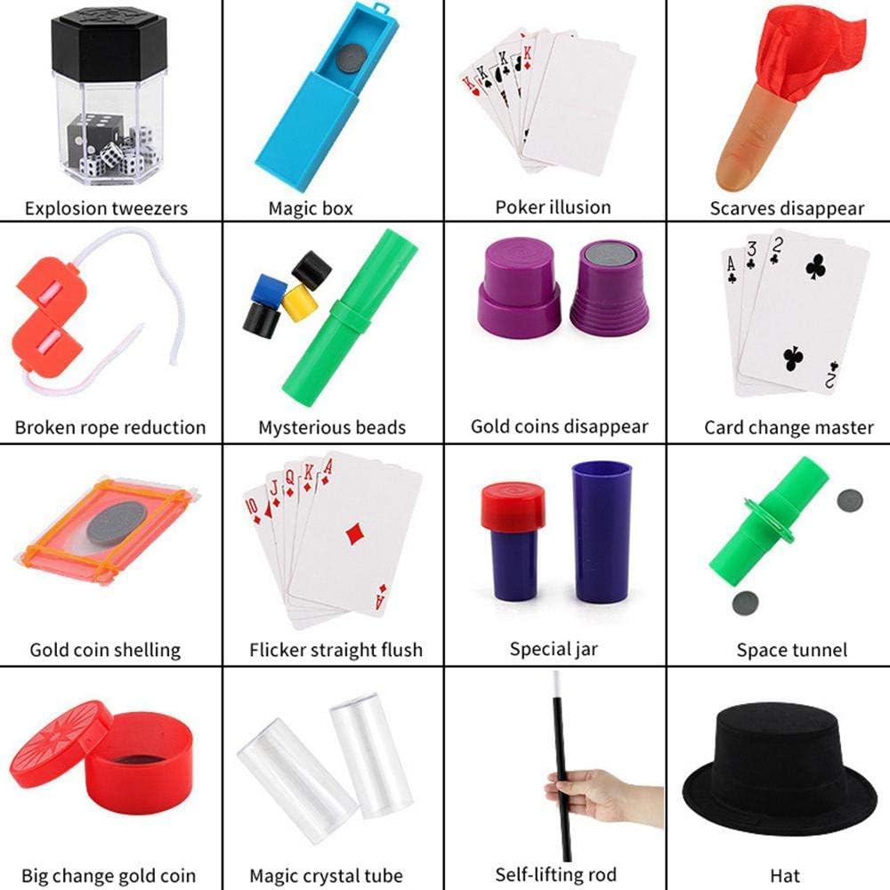 Magic Kit with Plastic Magician Hat