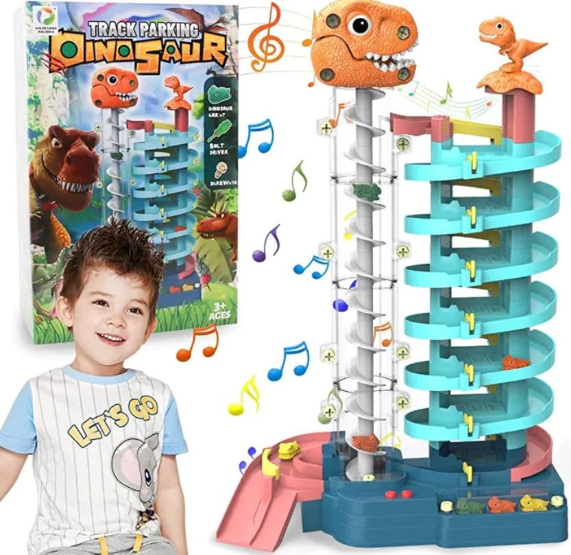 Dinosaur Garage Parking Adventure Toy.