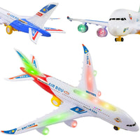 AIR Bus A380 Airline Flash Light & Emitting Sound Toy Plane