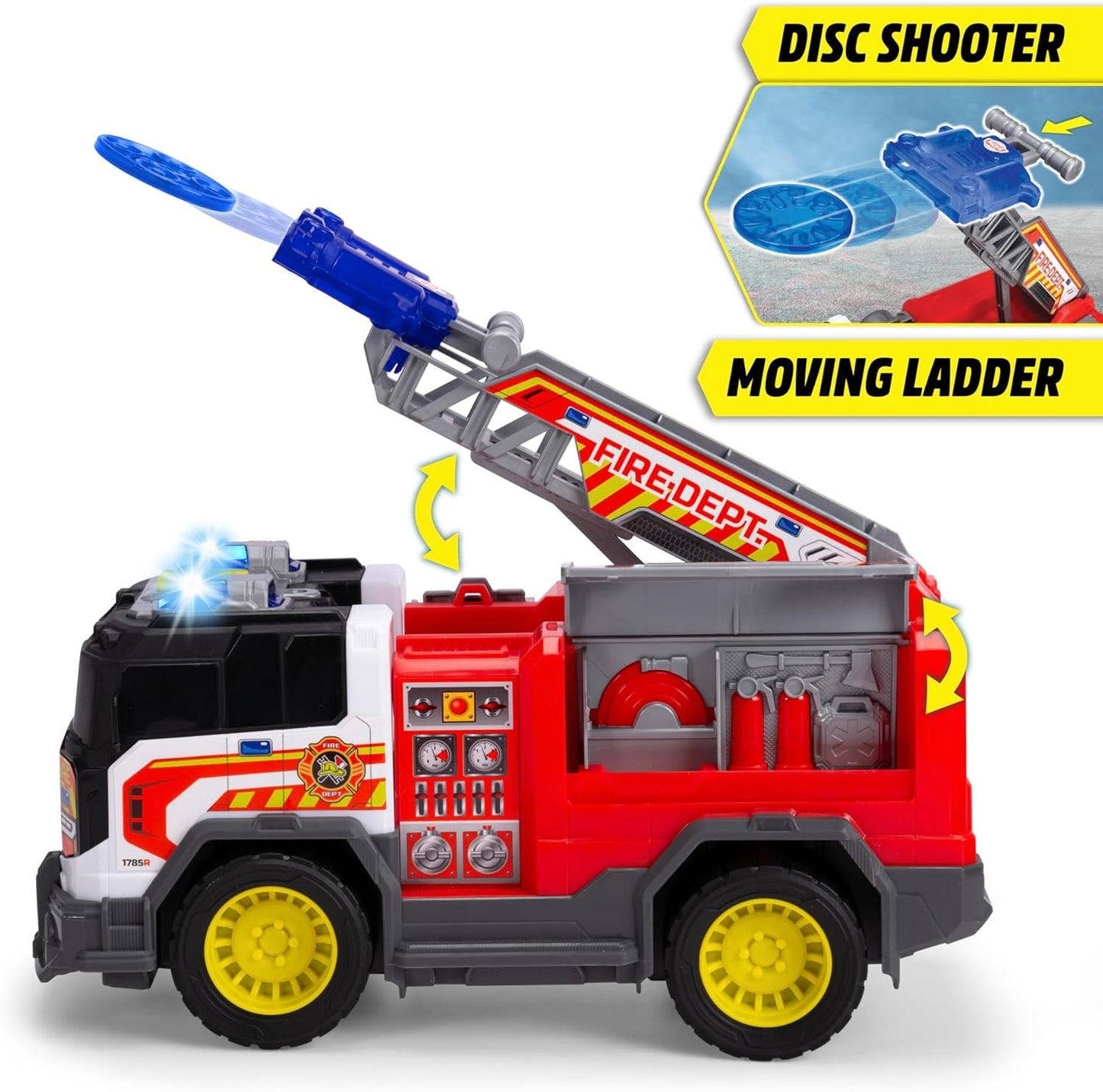 Dickie Toys Fire Truck with Freewheel