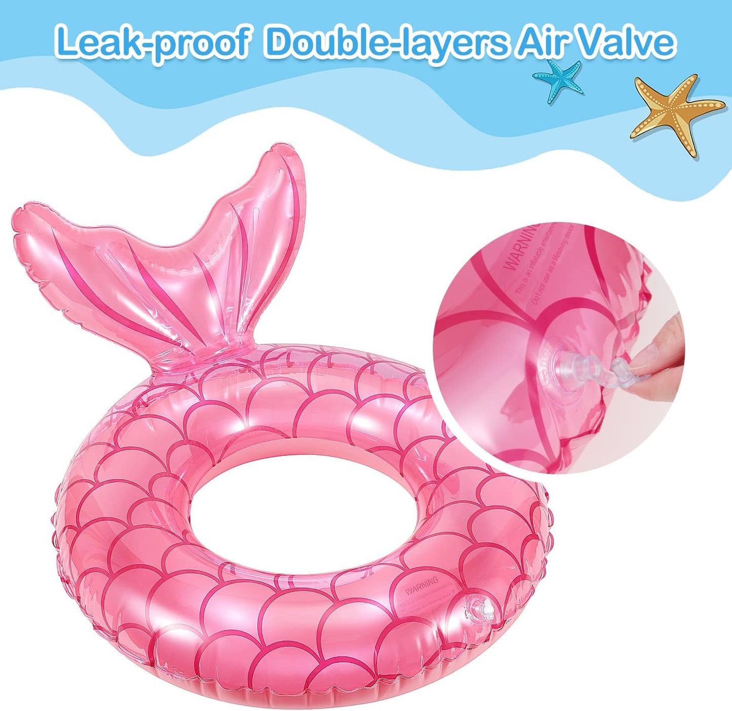 Pool Float Swimming Tubes Mermaid Tail