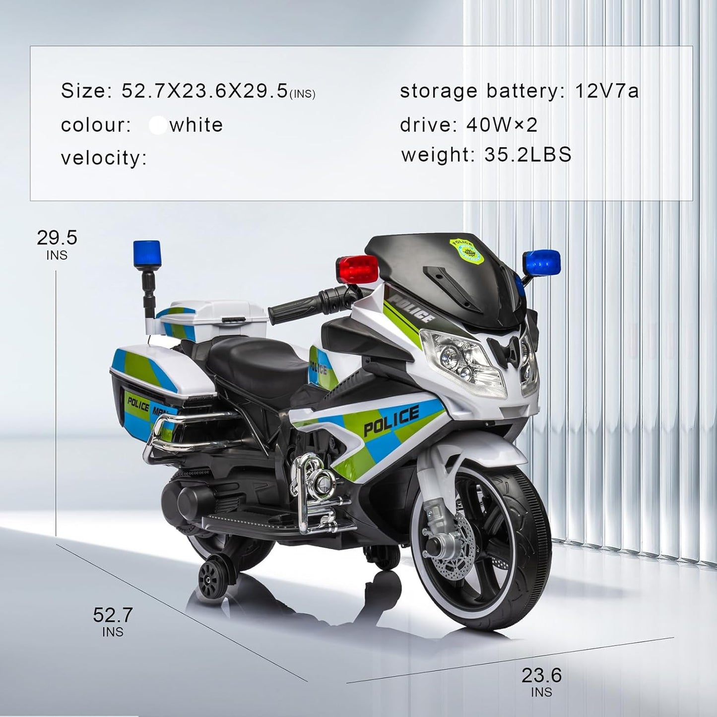 Electric Police Motorcycle