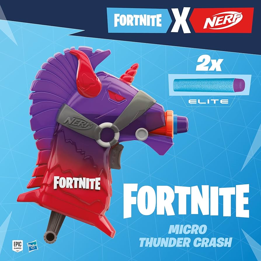 Fortnite Micro Thunder Crash Nerf Gun