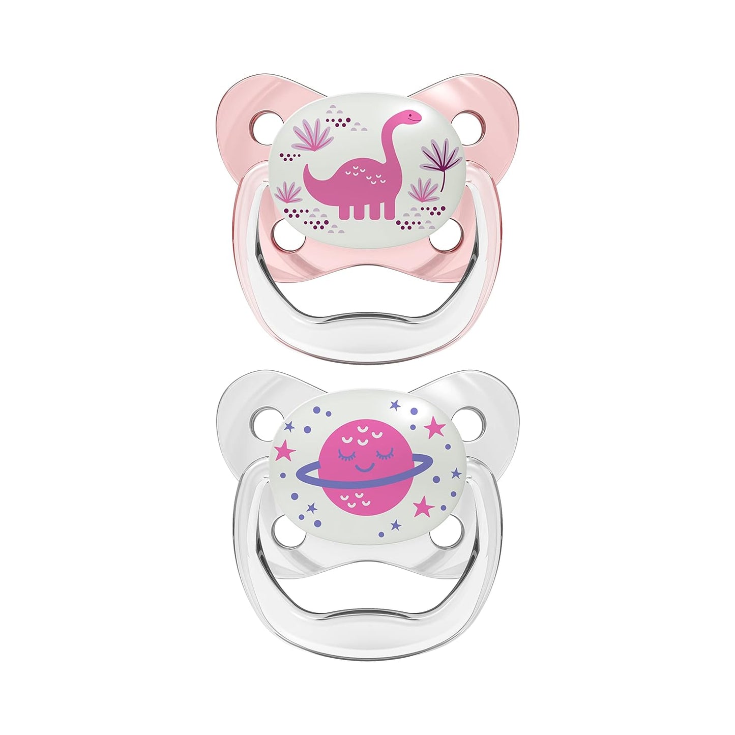 Dr. Brown's Prevent Glow in The Dark Butterfly Shield Soother - Stage 2 Pack of 2