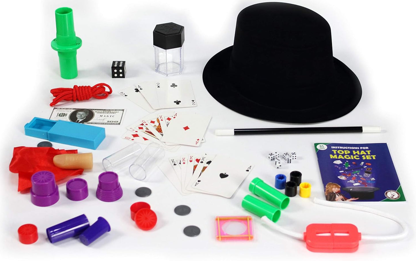 Magic Kit with Plastic Magician Hat