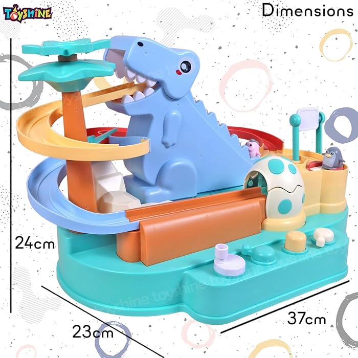 Toyshine Dinosaur Themed Track Set 