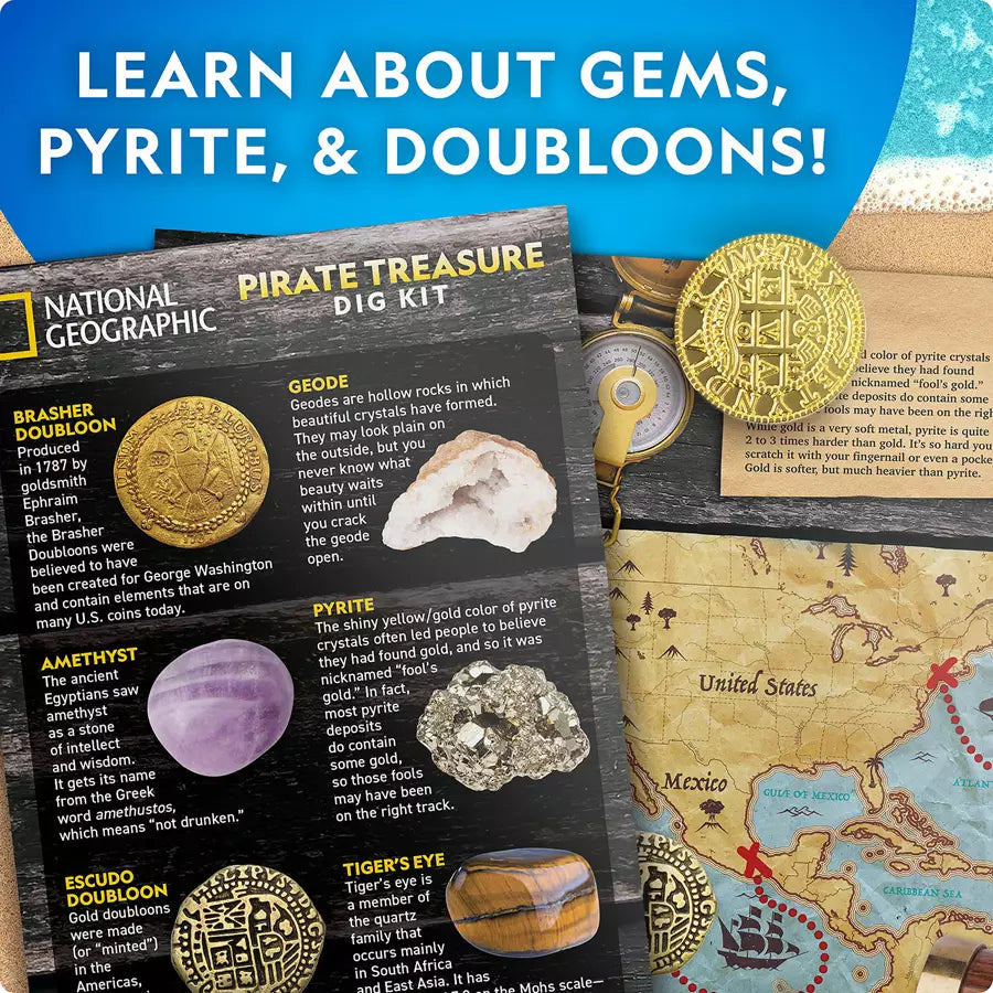 National Geographic Pirate Treasure Dig Kit