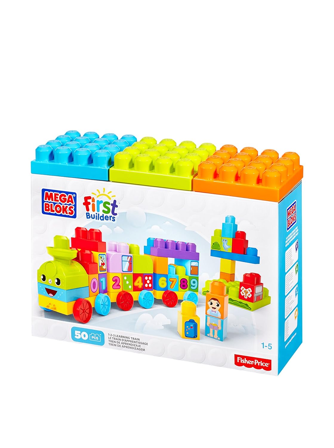 First Builders 1-2-3 Learning Train Multi Color