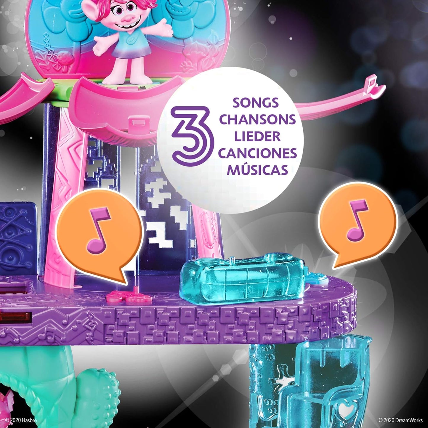 HASBRO Trolls World Tour Blooming Pod Stage Musical Toy