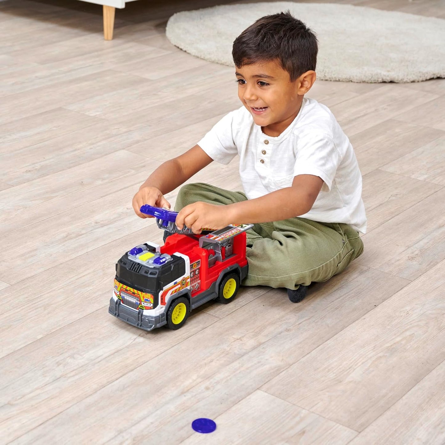 Dickie Toys Fire Truck with Freewheel