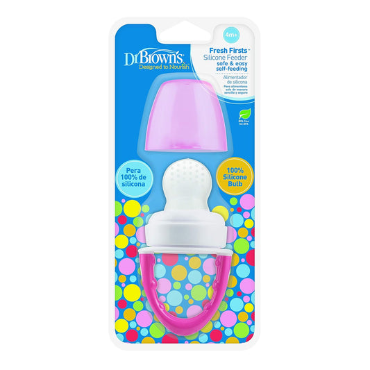Dr. Brown's Fresh First Silicone Feeder Pink