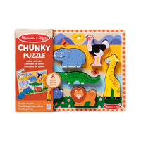 Melissa & Doug Kids Safari Chunky Puzzle