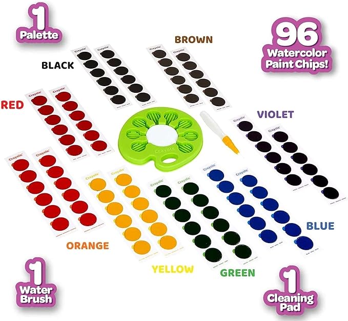 CRAYOLA Washable POP & Paint Palette