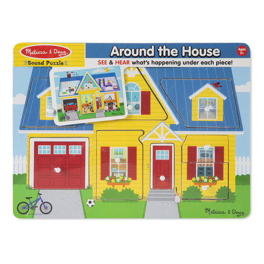 Melissa & Doug Around The House Sound Puzzle