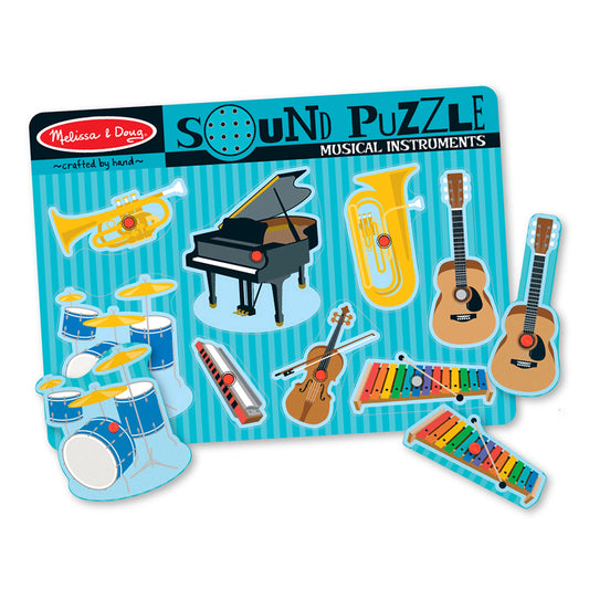 Melissa & Doug Musical Instruments Sound Puzzle