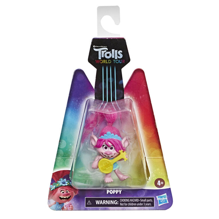 HASBRO Trolls World Tour Poppy, Collectible Doll with Ukulele