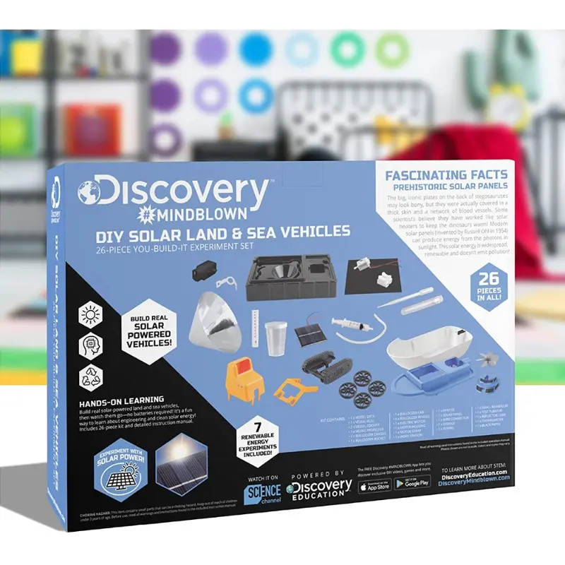 DISCOVERY KIDS DIY Solar Land and Sea Rover