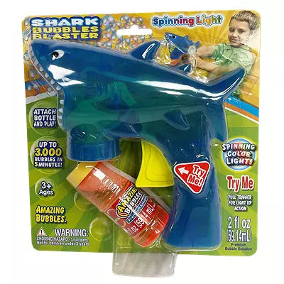Shark Bubble Blaster With Light