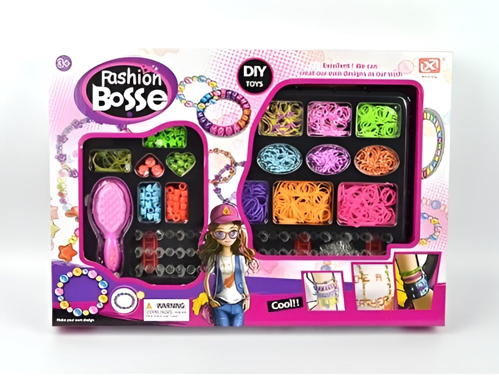 Bestie toys 2 in 1 Loom Band Kits with Beads