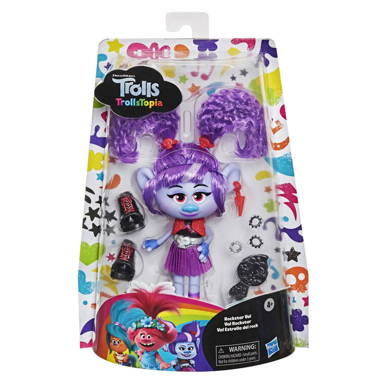 HASBRO Trollstopia Rockstar Val Fashion Doll