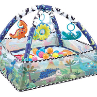 2 In 1 Baby Play Mat & Activity Gym With Ocean Balls