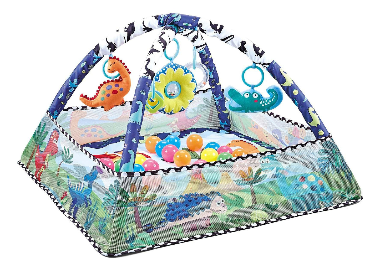 2 In 1 Baby Play Mat & Activity Gym With Ocean Balls