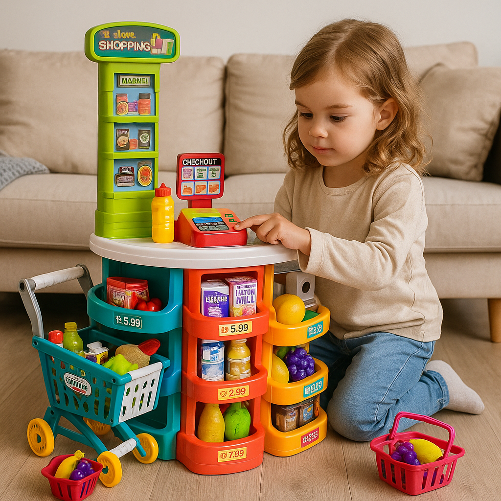Supermarket Round Table Playset