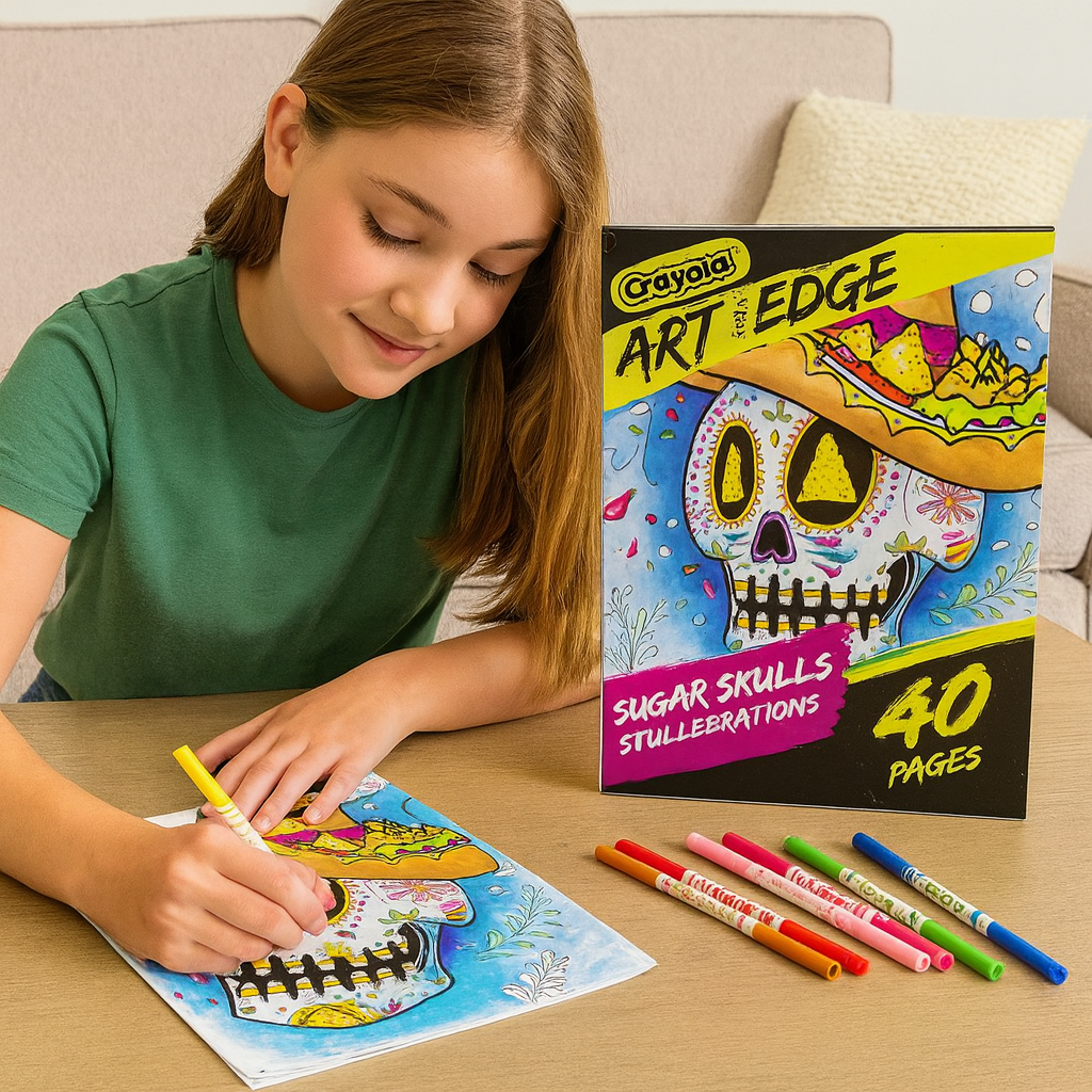Crayola Sugar Skulls Coloring Book