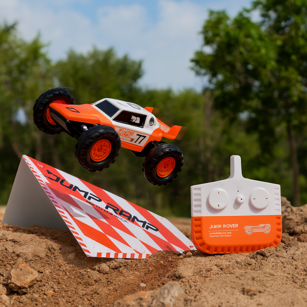 SHARPER IMAGE RC Stunt Ramp Jump Rover
