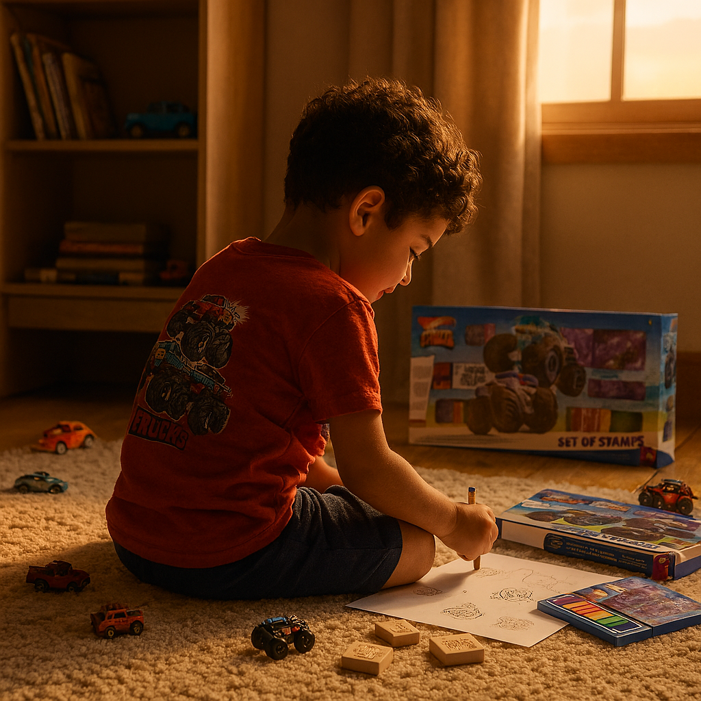 Multiprint - مجموعة أقلام Hotwheels Mega Maxi