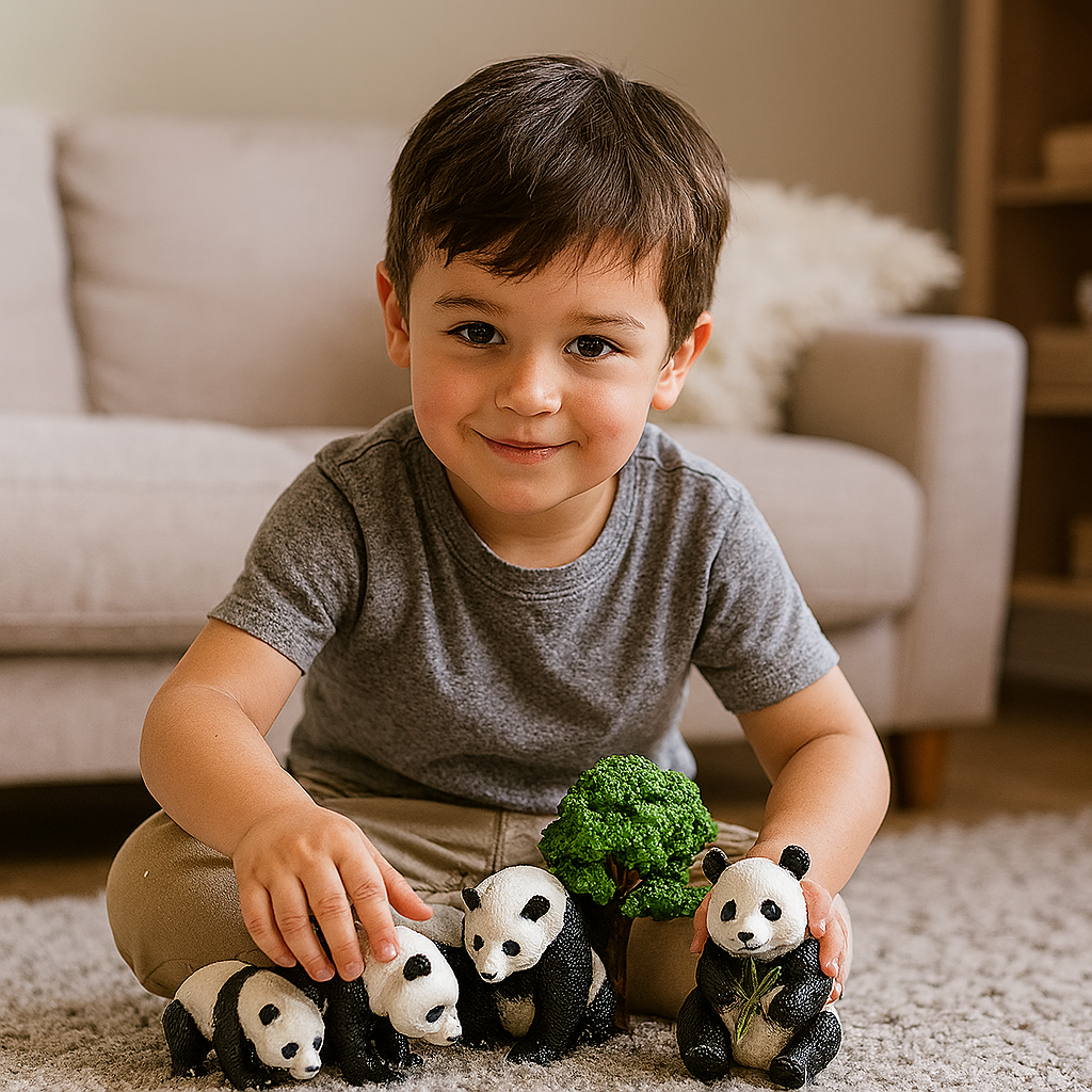 سلسلة نموذجية شخصية PANDA 3PCS