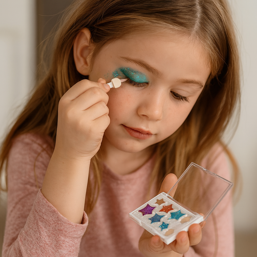 Lukky Eyeshadow Cream w/ Glitter Palette 6 Colors Star