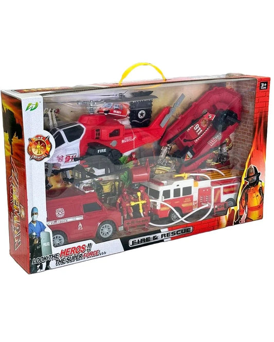 Firefighter Emergency Vehicle Set.