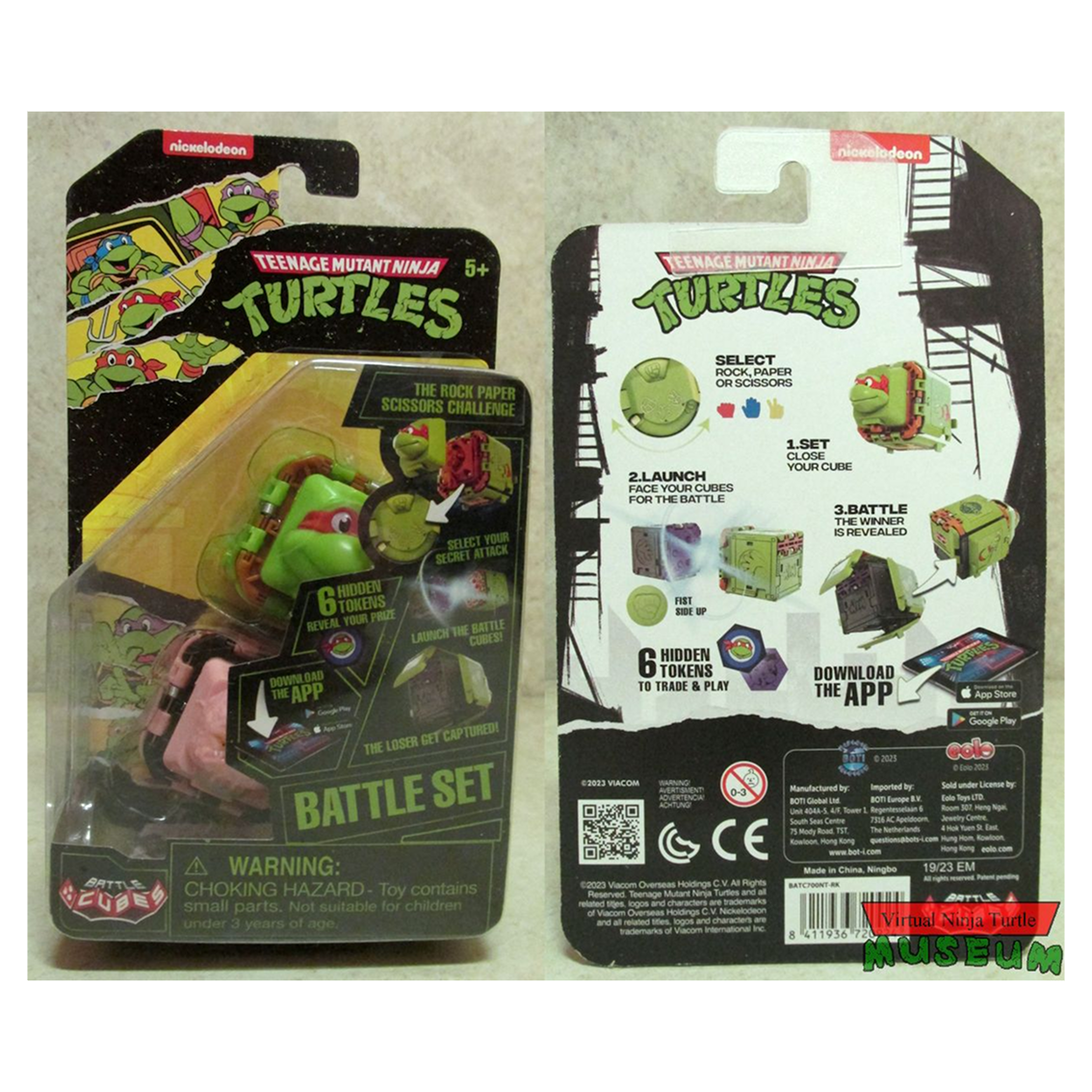 Eolo - Ninja Turtles Battle Cubes - Raphaelo vs Kraang