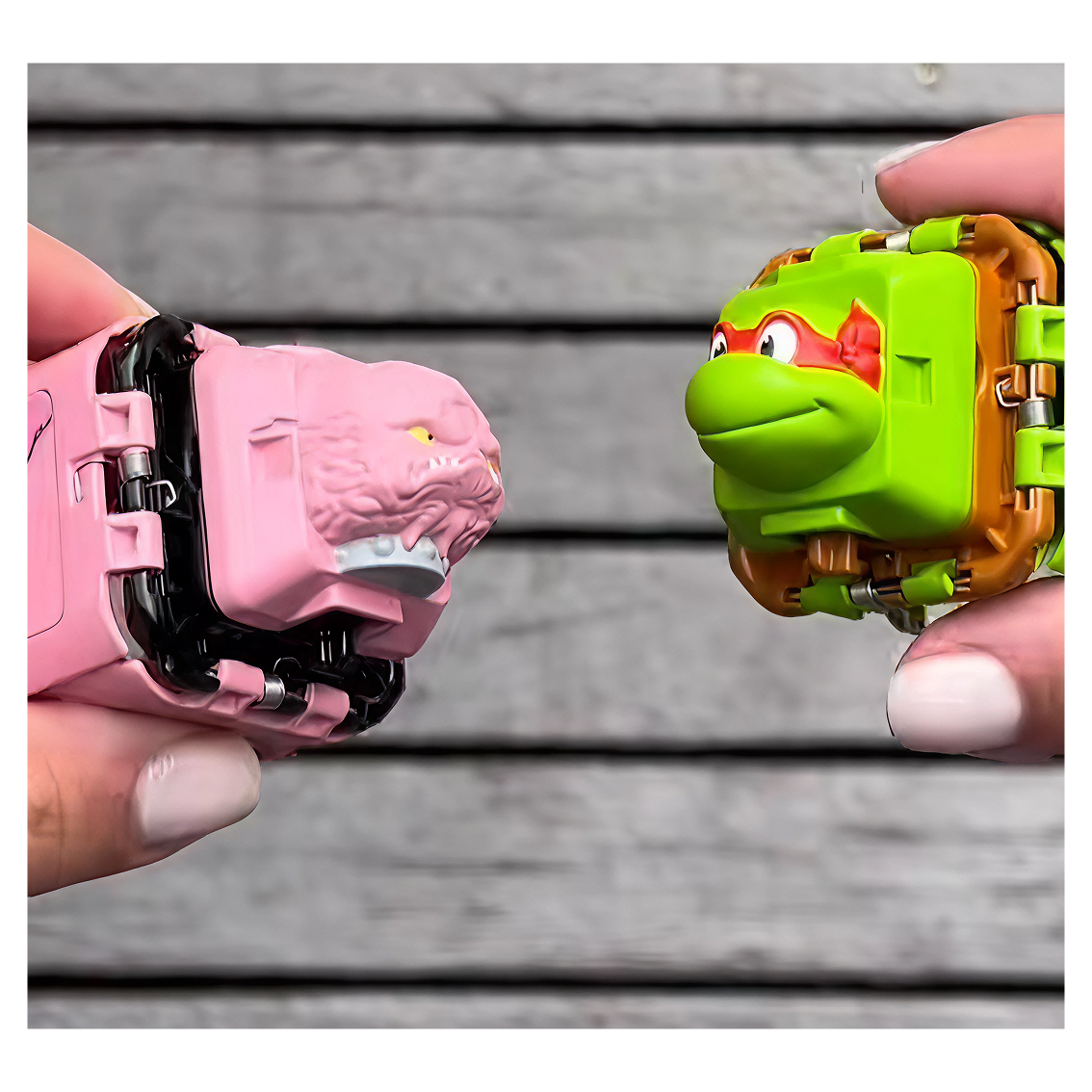 Eolo - Ninja Turtles Battle Cubes - Raphaelo vs Kraang