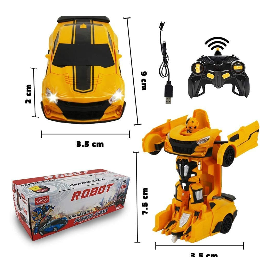 2.4G 1:12 Transformer Car-Dual Control