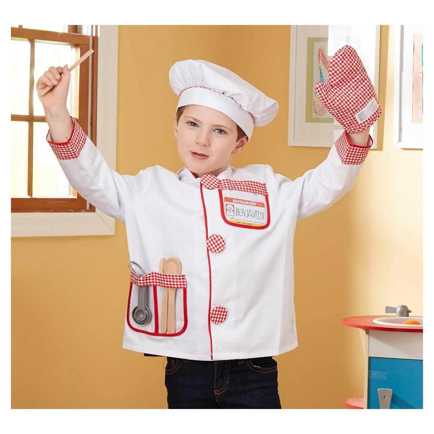 Melissa & Doug Chef Role Play Costume Set