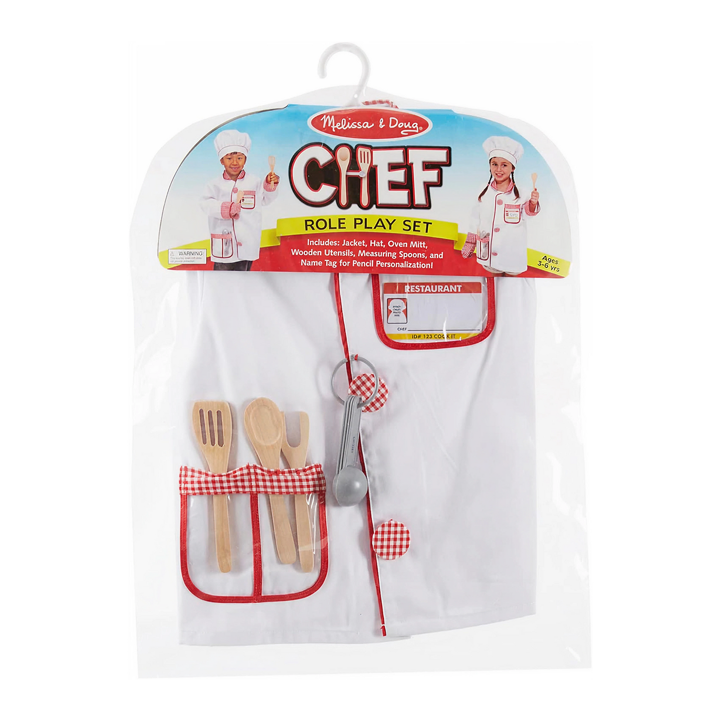 Melissa & Doug Chef Role Play Costume Set