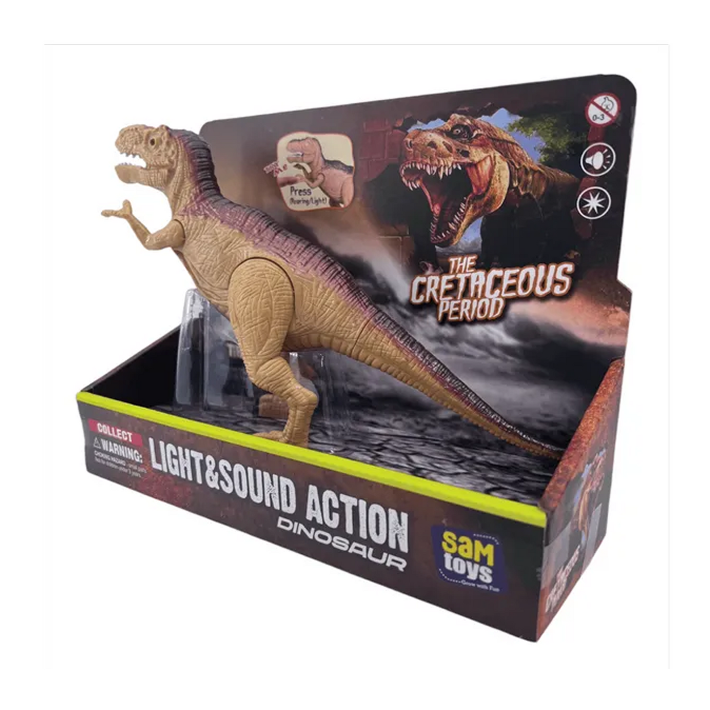 Sam Toys - Press & Play Simulation Tyrannosaurus rex
