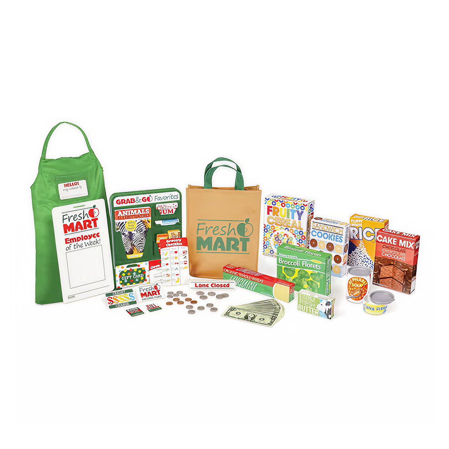 Melissa & Doug Fresh Mart Grocery Store Companion Collection 70+ Pieces