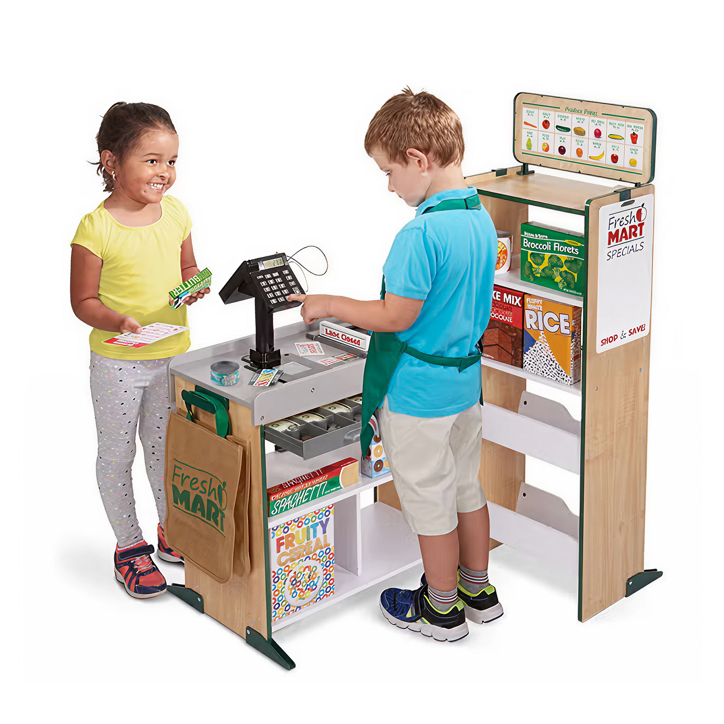 Melissa & Doug Fresh Mart Grocery Store Companion Collection 70+ Pieces