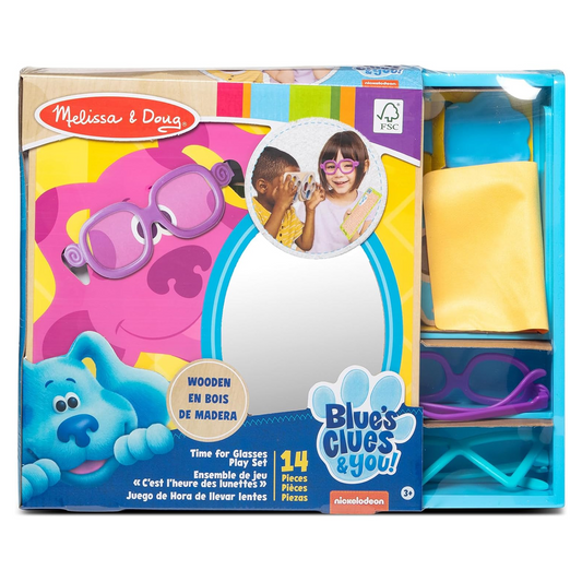 Melissa & Doug Blues Clues & You Time For Glasses Play Set