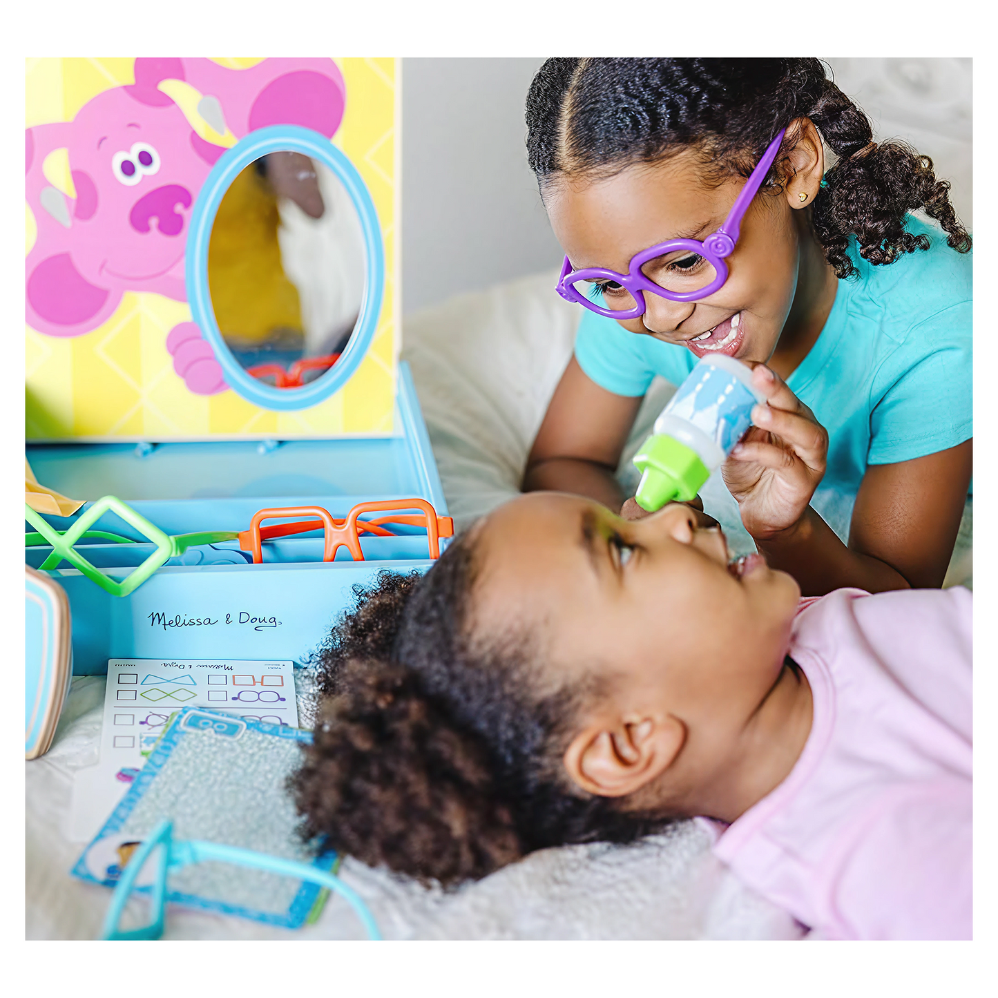 Melissa & Doug Blues Clues & You Time For Glasses Play Set