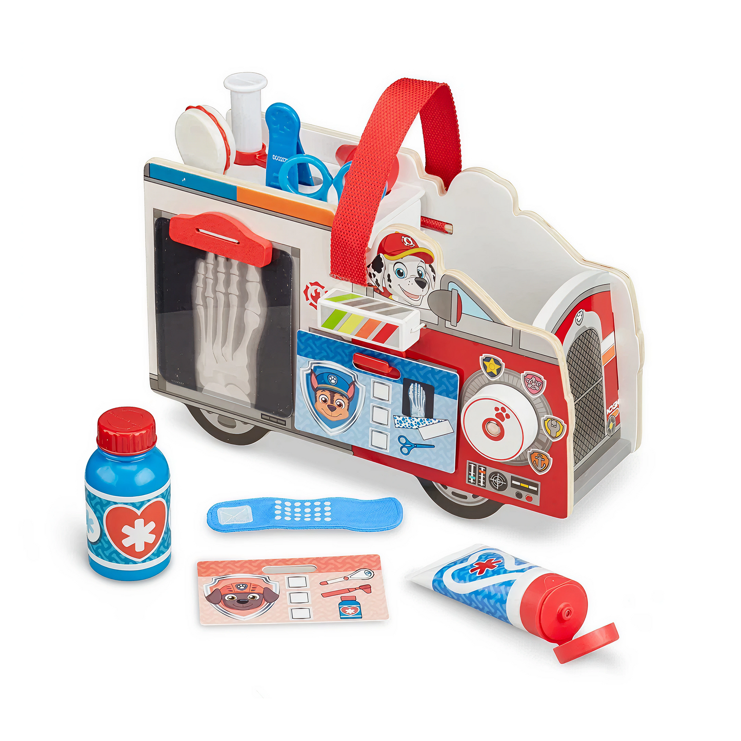 Melissa & Doug PAW Patrol Marshall's Wooden Rescue EMT Caddy