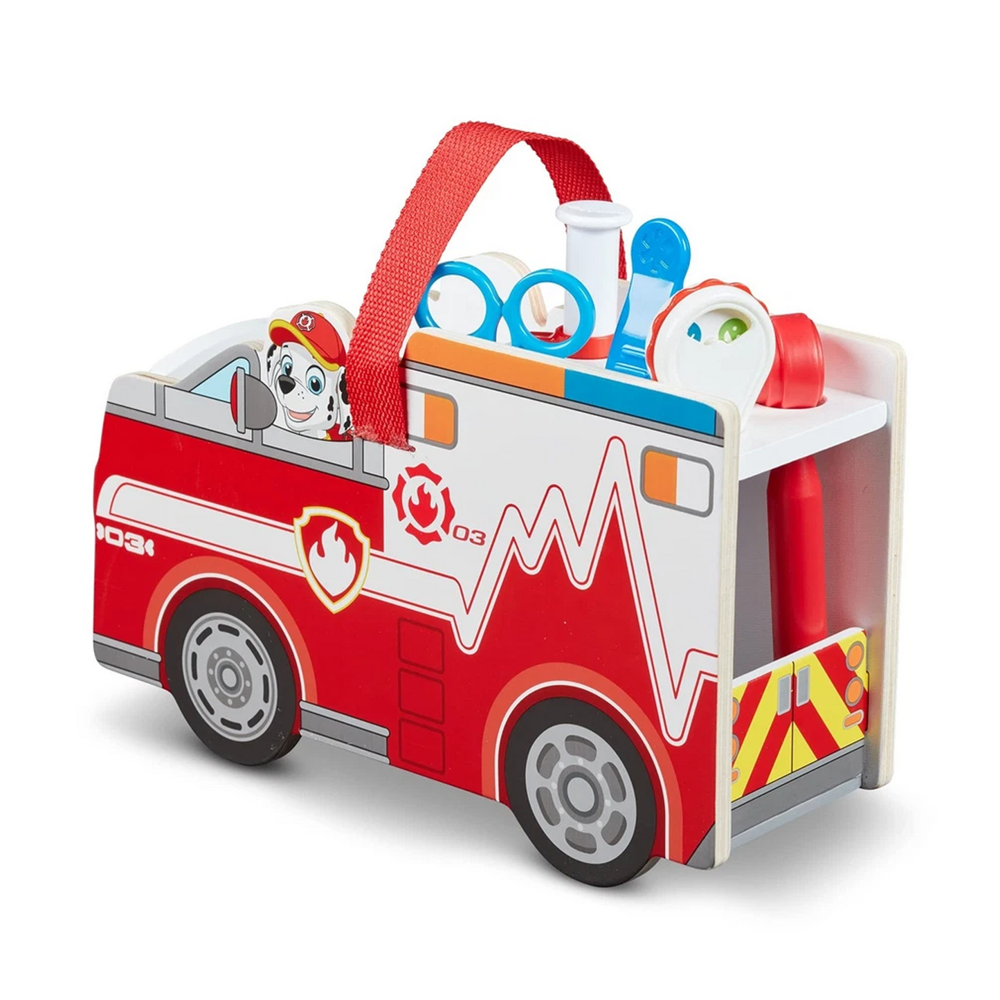Melissa & Doug PAW Patrol Marshall's Wooden Rescue EMT Caddy