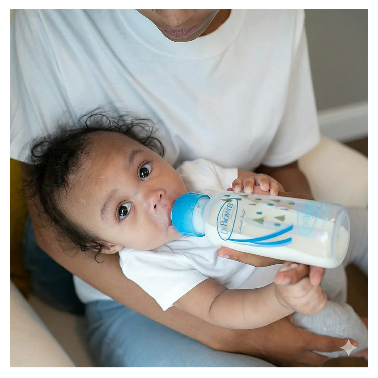 Dr.Brown's 8 Oz/250 مل PP خيارات ضيقة + زجاجة زرقاء 2pc